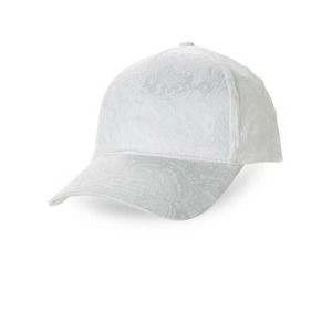 Collection 18 women's White Jacquard Baseball Cap